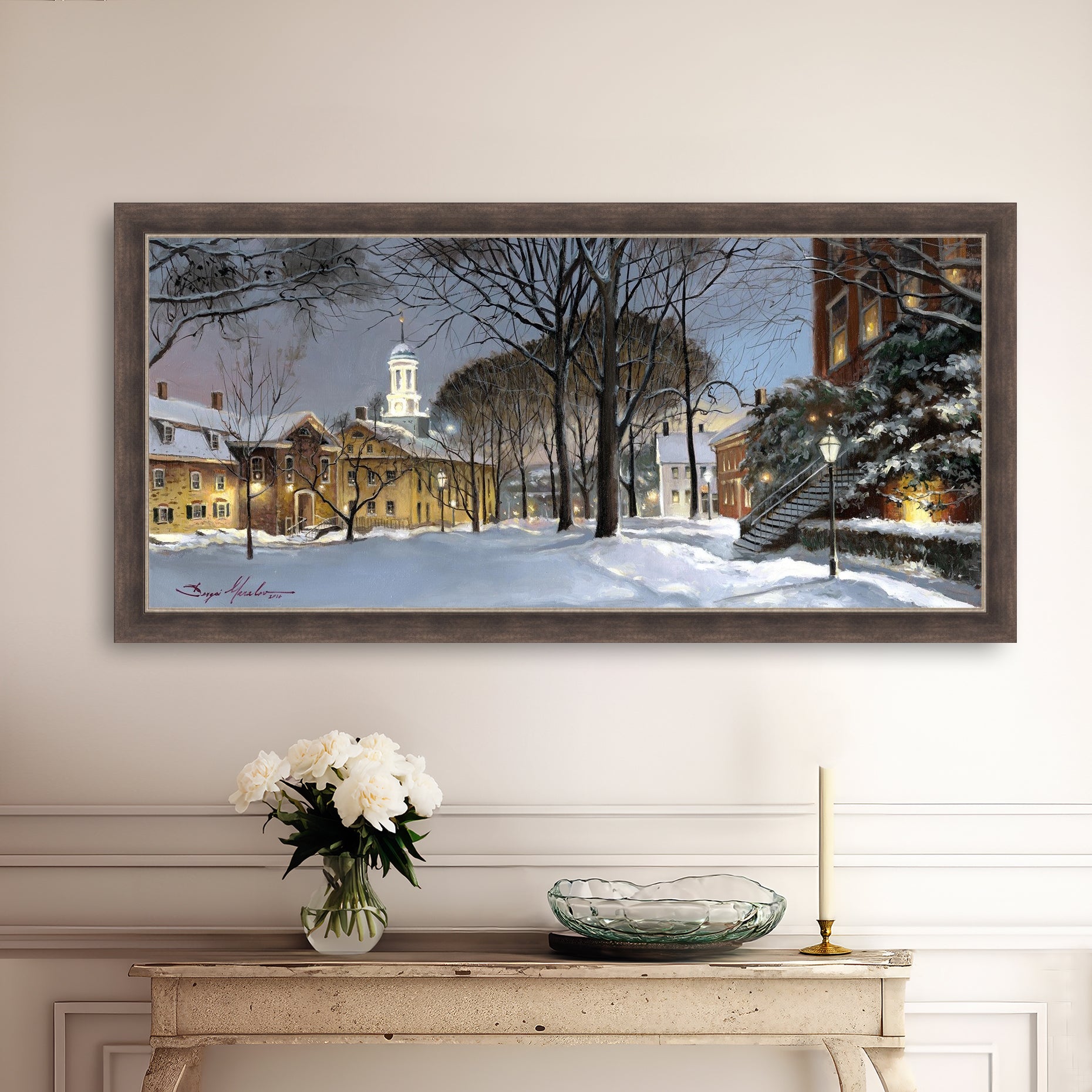 Winter Night, Moravian Academy