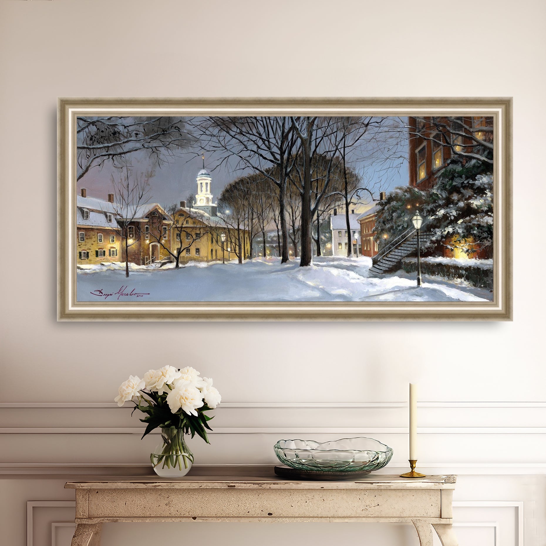 Winter Night, Moravian Academy