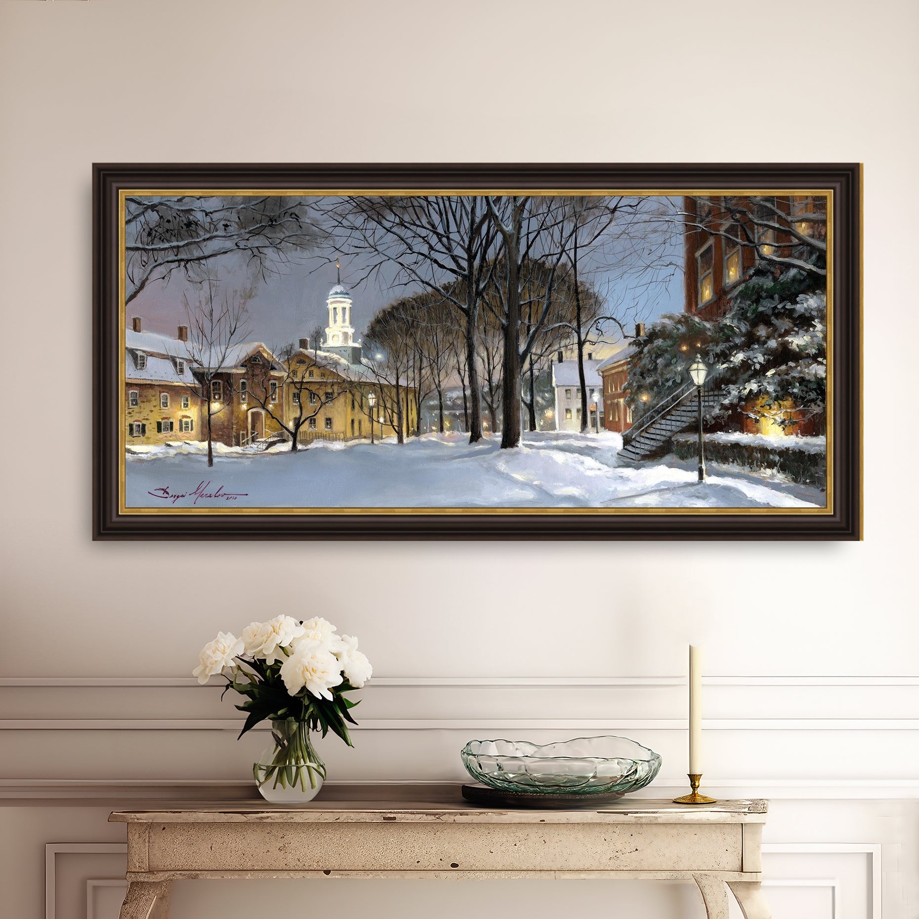 Winter Night, Moravian Academy