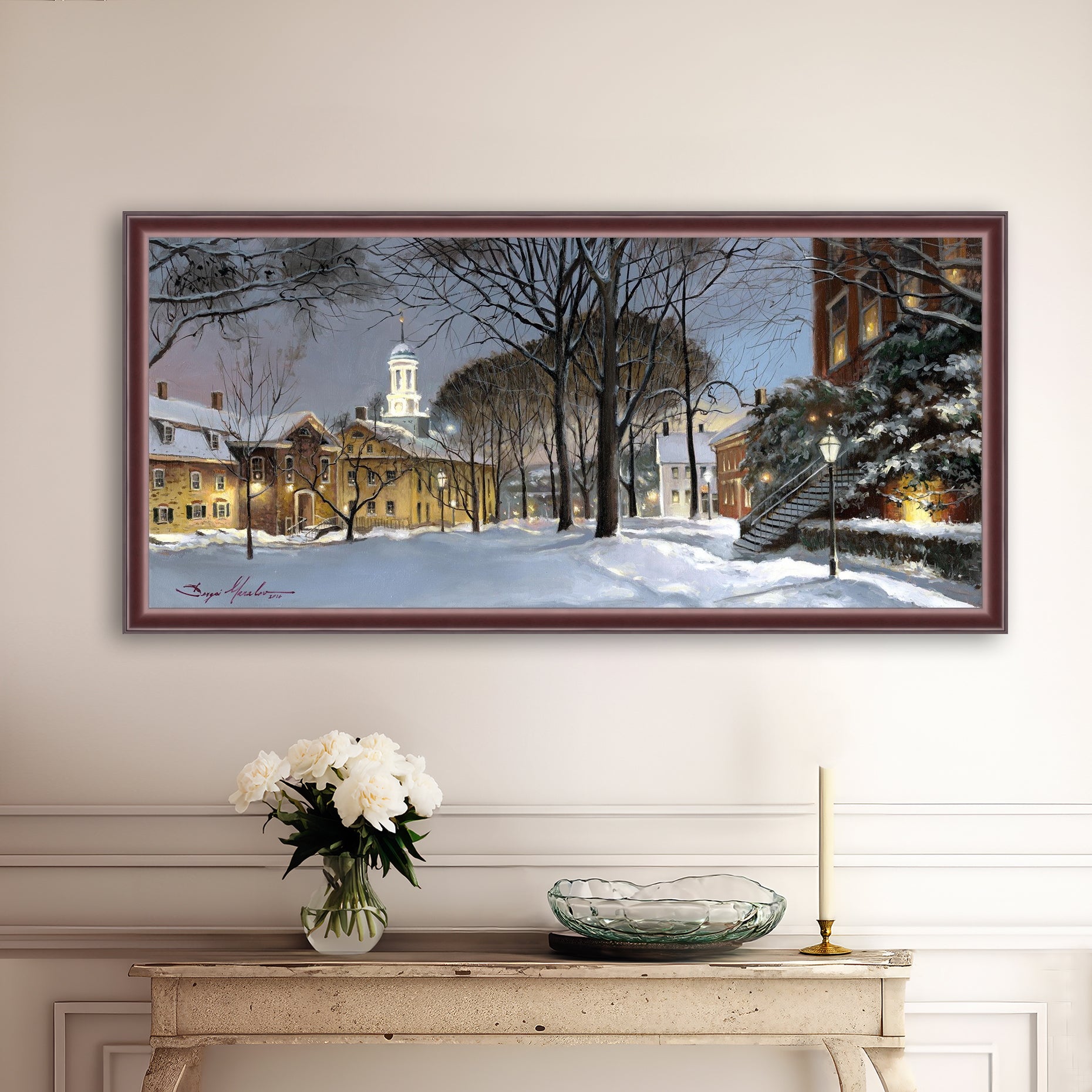 Winter Night, Moravian Academy
